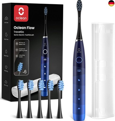 Oclean Elektrische Zahnbürste TravelGo Flow Gift Set, 180 Tage Akkulaufzeit 