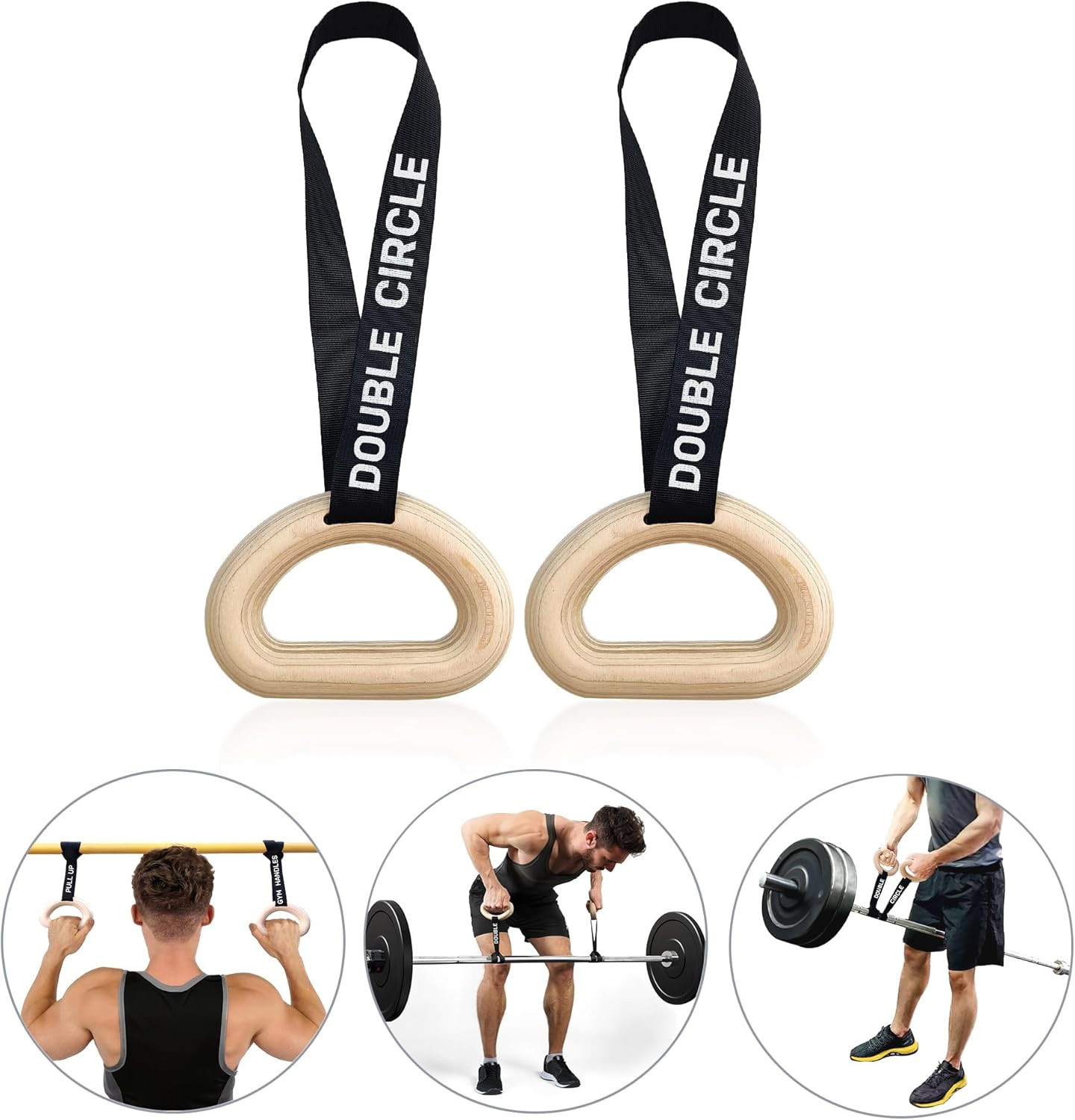 Pull Up Handles - Pull Up Grips, LAT Pull Down Gym Handles D