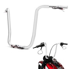 16" Tall Pre-wired Ape Hanger bar Handlebar For Harley SPORTSTER Dyna Softail