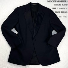 BROOKS BROTHERS Men Jacket Extremely 80S American Made Tuxedo Silk 44R Limited E