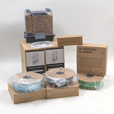 Assorted Snapmaker 3d Printing Filament Dryers, Filament, and Glue Lot of 6