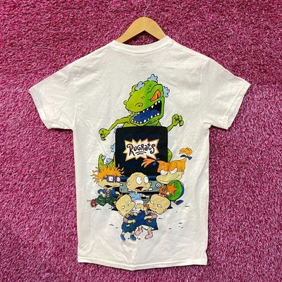 Rugrats Reptar Angelica & the Babies Nickelodeon Tee L
