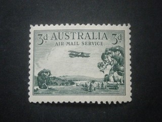 Australia 1929 Air 3d green SG115 LMM