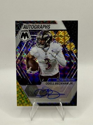 2023 Mosaic Odell Beckham Jr Fusion Black and Gold Choice Auto # d /9!!!    