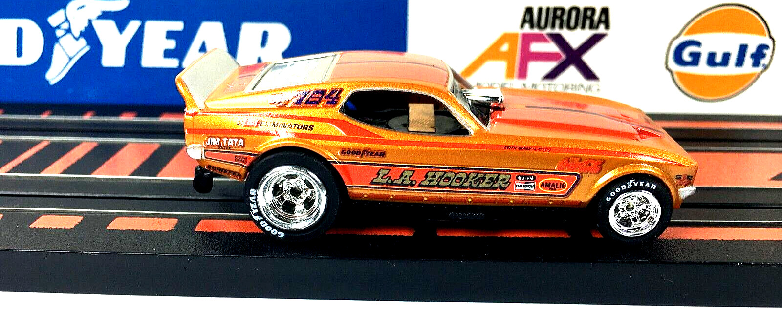 Ho Slot Cars, Auto World /AFX, FORD Race Car, Factory Drag Racing Chassis, New.