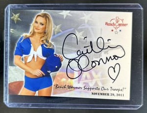 2011 Bench Warmer Caitlin O'Connor Troops Auto Autograph
