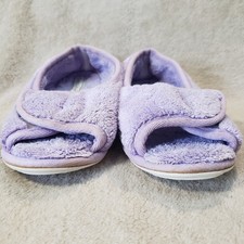 Daniel Green Purple Plush Terry Cloth Slippers Womens Size 8.5 M