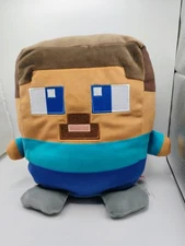 Minecraft Steve Mojang AB Stuffed Plush Toy Cube Cute
