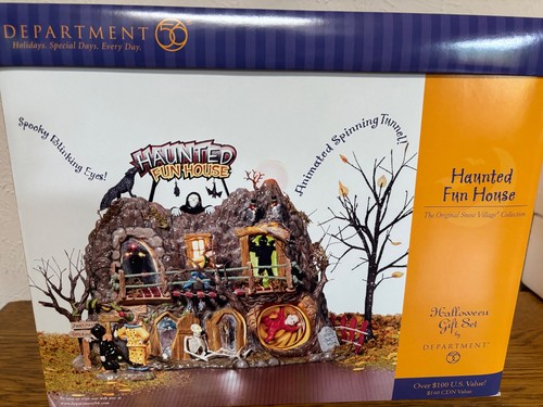 Department 56 Snow Village Halloween – Statuetta 'Spaventosi Dolcetti' 7,9 Cm