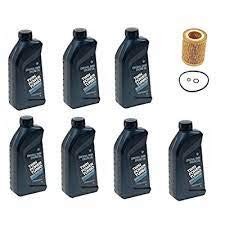 7-Quarts Genuine Synthetic 5w30 Motor Oil & 1 Oil Filter for BMW E60 E61 E84 E8