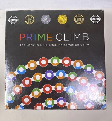 Prime Climb Mathematical Game 2014 STEM Educational Award. By Math 4 Love. New.