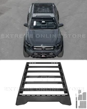 Carbon Steel Roof Rack Fits 24-Up Toyota Tacoma Black Top Factory Cargo Carrier