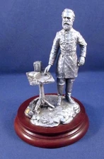 CHILMARK Civil War Pewter FJ Barnum GEN AMBROSE P. HILL Sculpture #16/1200 (CSA)