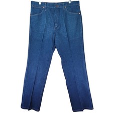 Wrangler Jeans Men 36x30 Blue Excellent Cowboy Cut Slim Fit 936DEN Mint