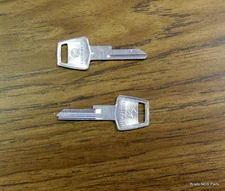 NOS OEM vintage Mopar 1967 1968 Cuda GTX Charger FACTORY KEY BLANKS ign/drs PAIR