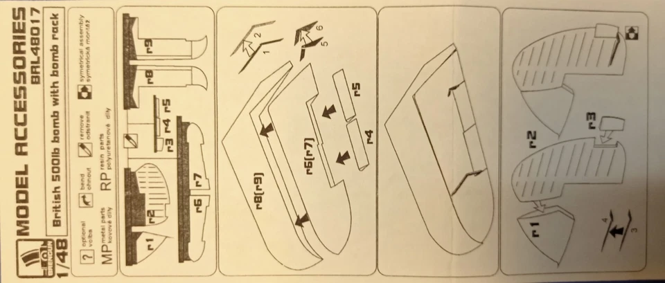 MODELLISMO-Bristol Beaufighter Mk.IV+X - BRL48017 1/48 scale - Immagine 3 di 3