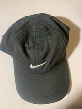 Nike Youth Hat Adjustable Black White Pre-Owned HT20 109