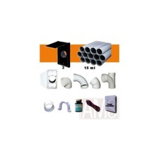 Kit 3 prises grandes portes + Pvc 15m  Kit 3 prises grandes avec 15m