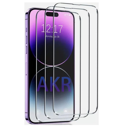 3X For iPhone 16/15/14/13/12/11 Premium Clear Tempered Glass Screen Protector - Picture 18 of 31