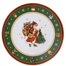 Hutschenreuther, Happy Wintertime Green, Piatto Biscotti 31cm, Porcellana