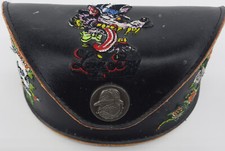 Ed Hardy Lover Boy EHS 016 Skull and Roses 1971 Sunglass Leather Case And Cloth