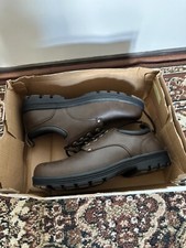 BNWOB Hush Puppies Mateo Oxford, Men's size 8W, Dark Brown