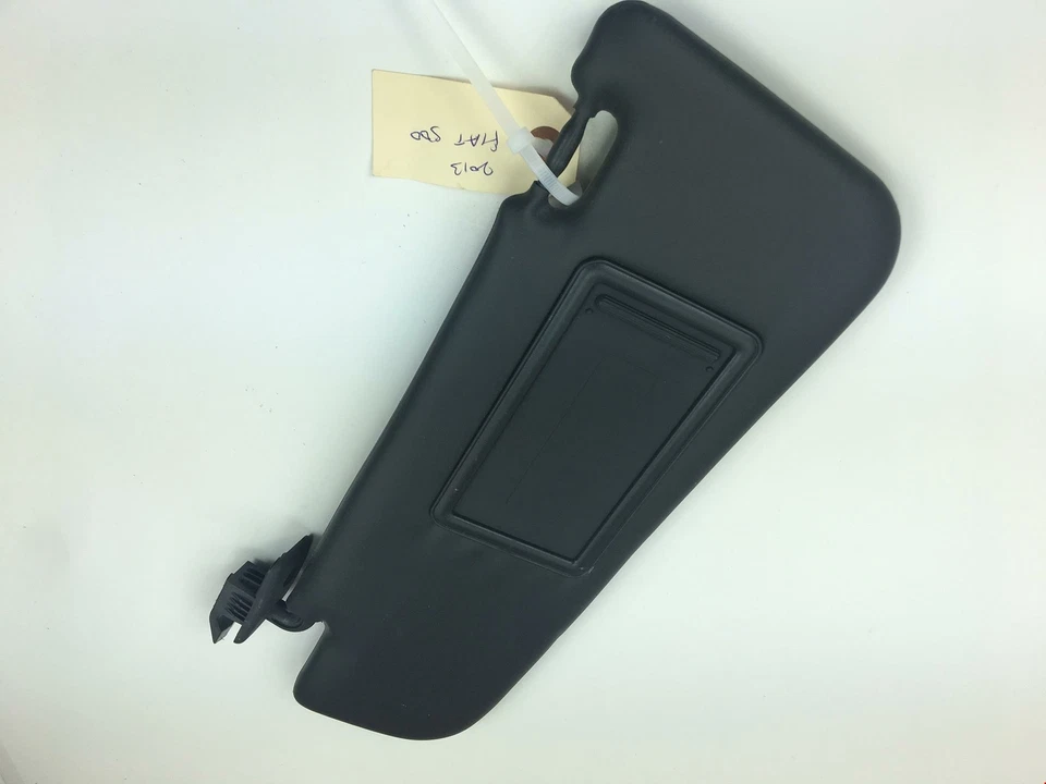 2012-2017 Fiat 500 Sun Visor Sunshade Driver Left Side Sun Visors Black OEM - Image 2 of 4