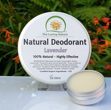 Natural Deodorant - Premium Organic Ingredients, Vegan, Plastic Free | UK