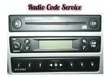 FORD FUSION FIESTA 4500 RDS 6006 RDS 3500 RDS RADIO STEREO DECODE CODE SERVICE 