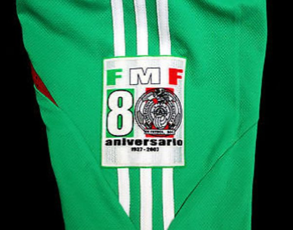 Seleccion Mexico 80 Anniversary FMF Authentic Patch Parche Soccer