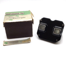Vintage Sawyer  s Black View-Master Bakelite Stereoscope W/ Box Works USA