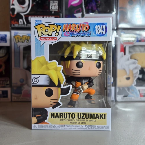 Funko Pop! Naruto Uzumaki With Shuriken #1843 And Pop Protector
