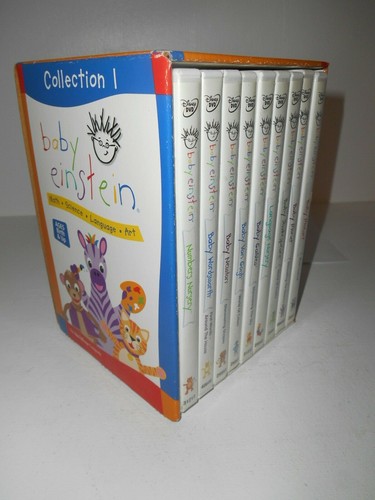 Disney Baby Einstein Collection 1 9 Dvd Box Set Numbers Language More Ebay