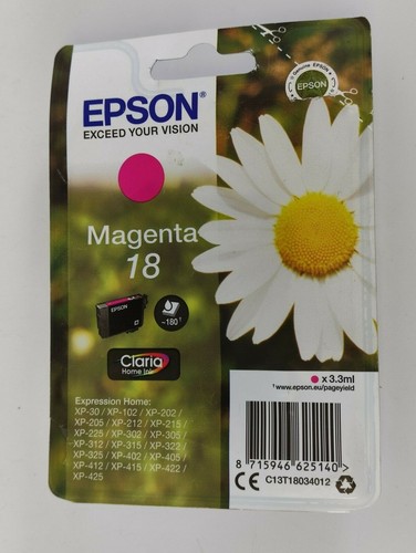 Epson 18 Magenta Daisy Genuine, Claria 