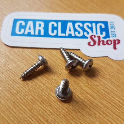Kennzeichenbeleuchtung Schrauben für VW Golf 2 3 Edelstahl V2A N01396111 Kreuz