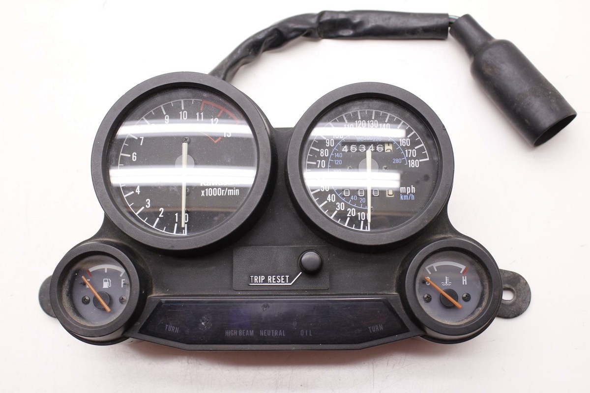 たかG様 1989 KAWASAKI NINJA ZX10 OEM TACH GAUGES DISPLAY CLUSTER