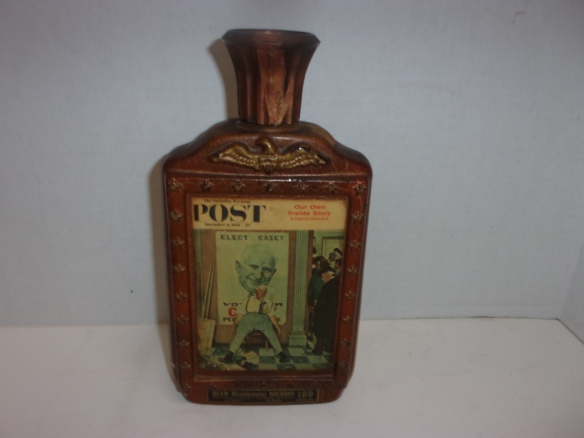 Jim Beam Decanter Bicentennial Bourbon 100 Months Old Empty The