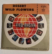 View-Master - DESERT WILD FLOWERS - B629 - 3 Reel Set Booklet V2