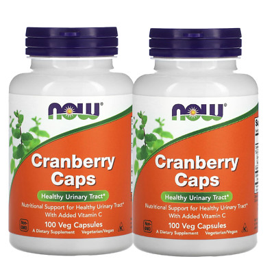 NOW Foods (2 PACKS)  Cranberry Caps 100 Caps