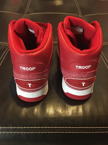 Troop Ice Lamb Hi Red White Mens Size 7.5 - Picture 7 of 11