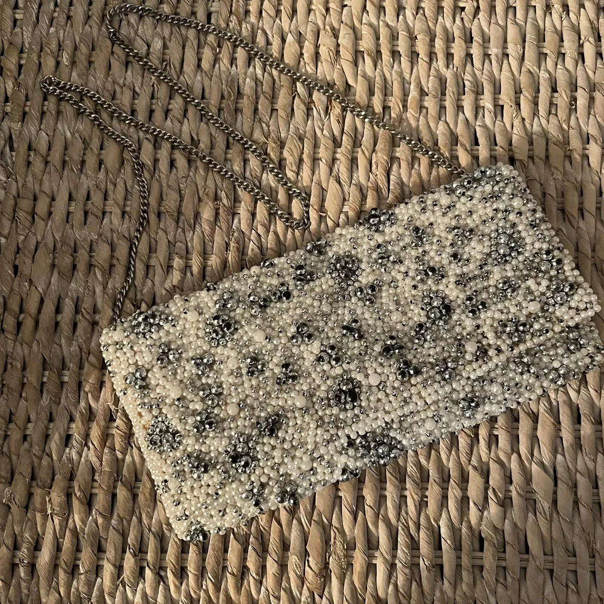 Aldo pearl clutch sale