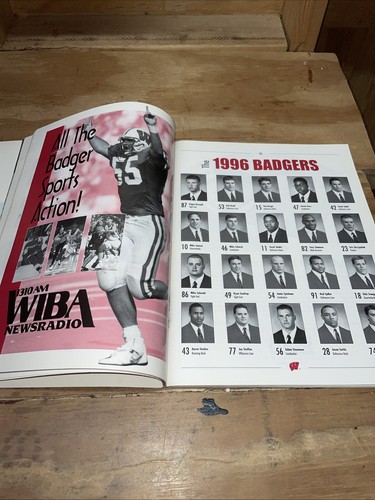 Programma calcio Wisconsin Badgers vs. Northwestern College 1996 ritorno a casa - Foto 9 di 10