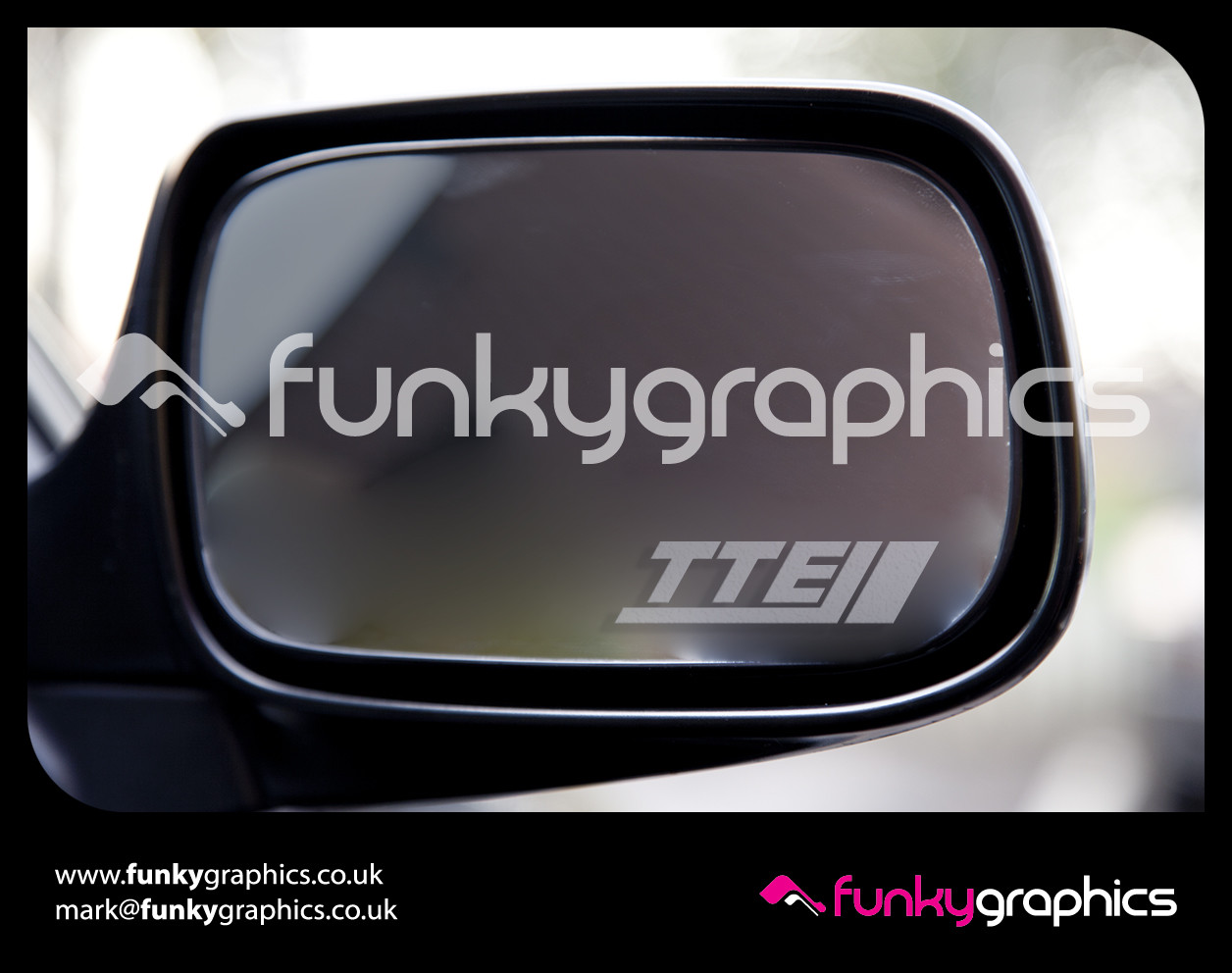 TOYOTA GT 86 WING MIRROR ETCHED GLASS CAR VINYL DECALS STICKERS SILVER ETCH