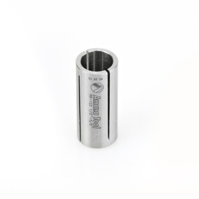 RB-122 High Precision Steel Router Collet Reducer 1/2 Overall Dia x 3/8 Inner