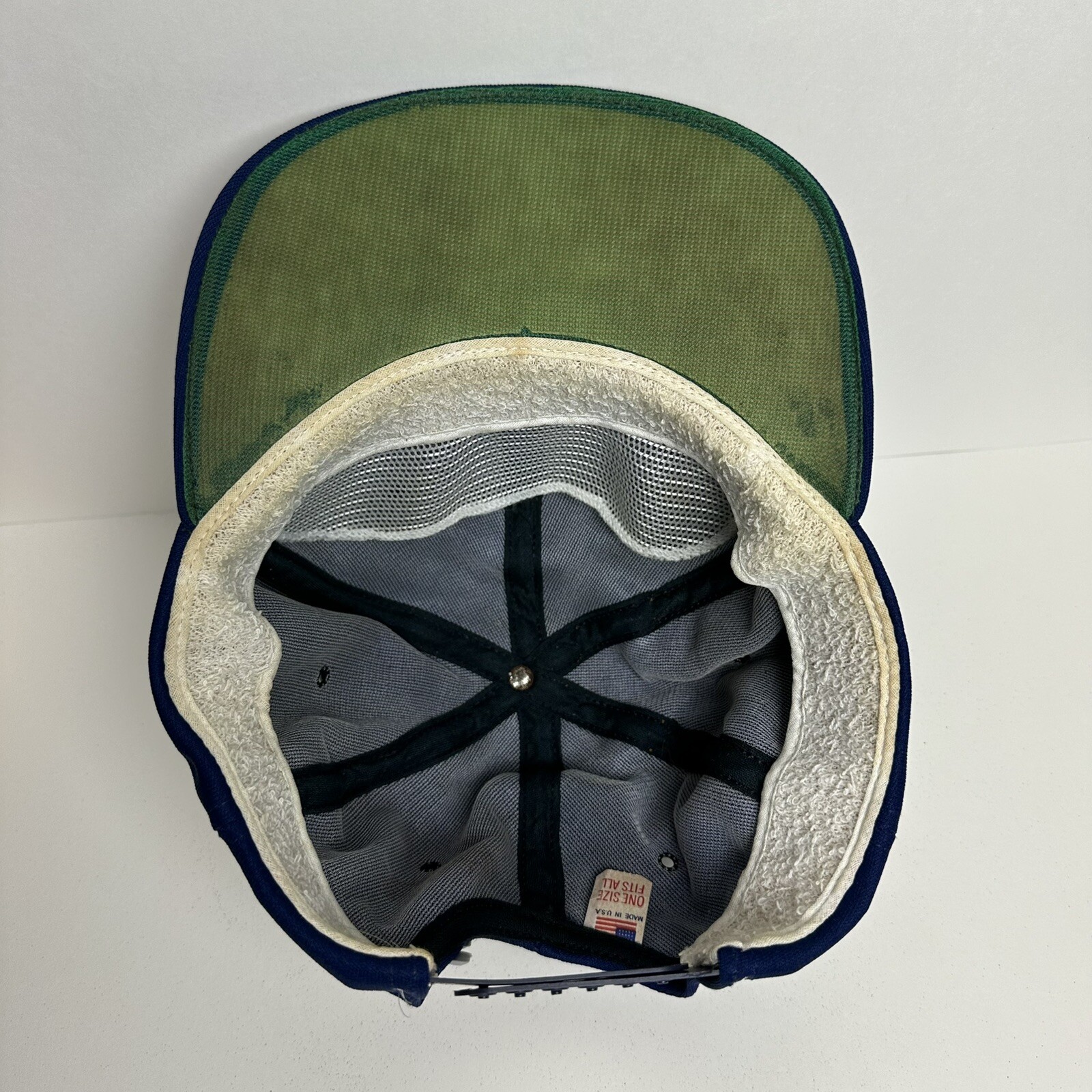 Vintage Apollo 2 Eagle Patch Hat Embroidered Gold… - image 6