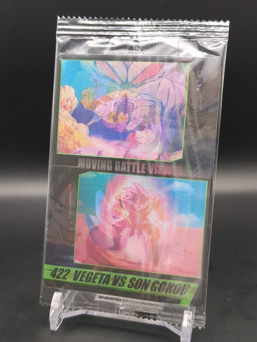 Son Goku Vegeta #422 3D UnOpen Dragon Ball Plastic wafer Son Goku Vegeta #422 3D UnOpen Dragon Ball Plastic wafer