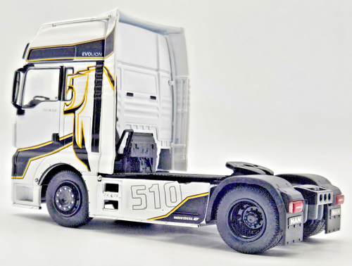 MAN TGX XXL D 38 Weiß 1:43 - 2020 Zugmaschine IXO TR197.22 - Picture 2 of 10