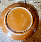 McKee Troubadour  or Serenade Chocolate Brown Glass Plate (8 In. DIA.)  — photo 10