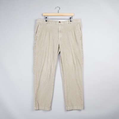 Vintage L.L. Bean Cordhose Herren W38 L29 beige Jumbo Cord Stretch B64