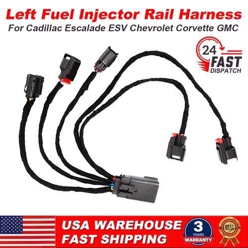 For Cadillac Escalade ESV Chevrolet Corvette GMC Left Fuel Injector Rail Harness - Picture 1 of 11